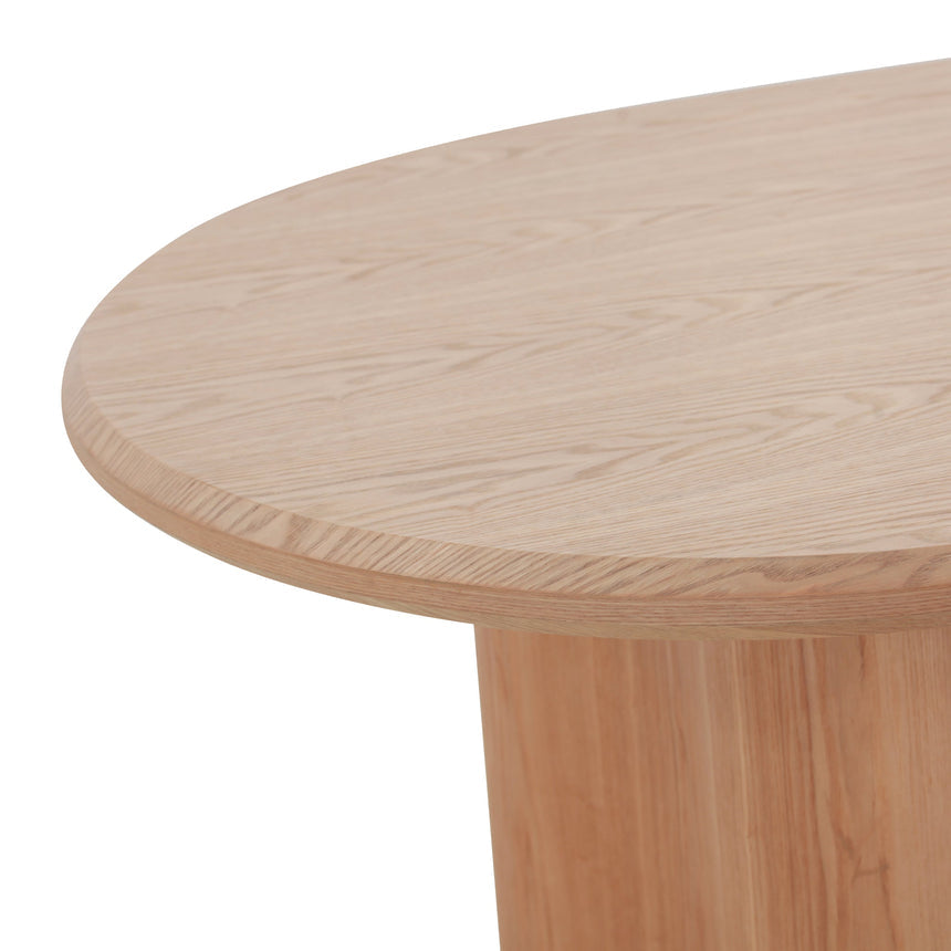 1.8m Oval Dining Table - Natural - View 7