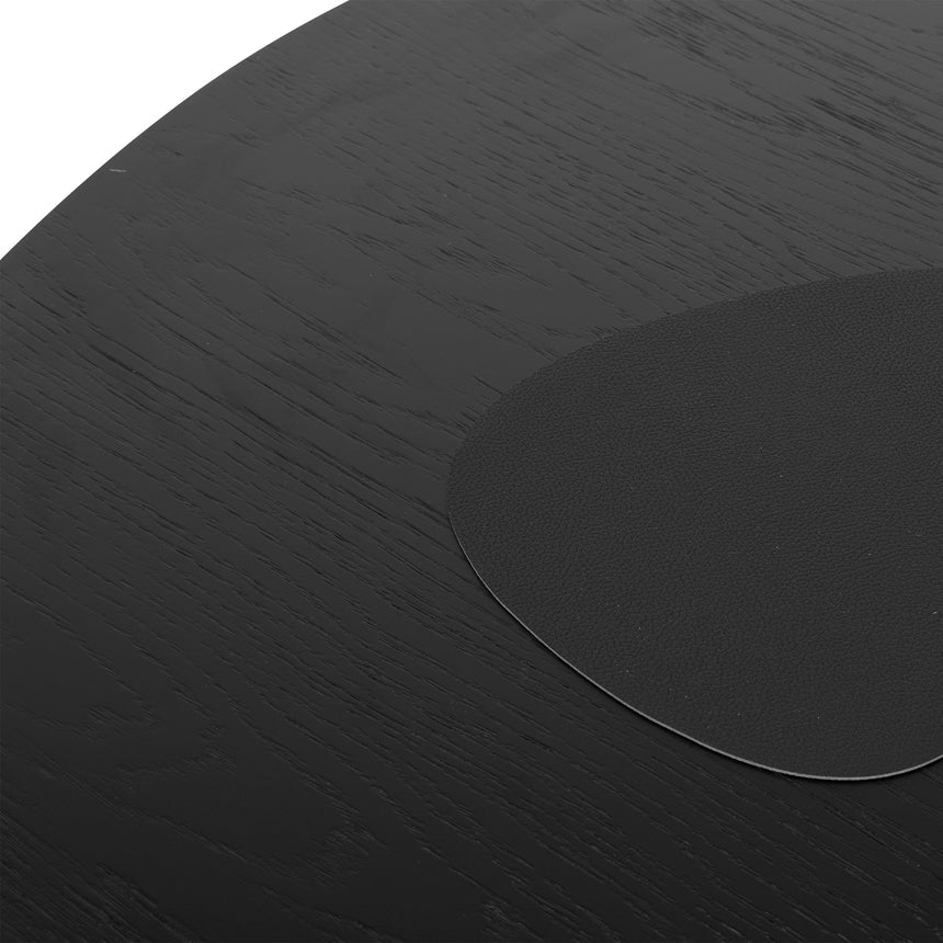 2.5m Wooden Dining Table - Black - View 11