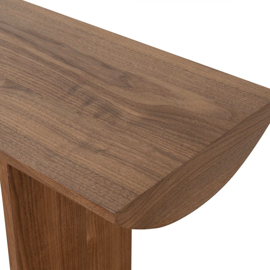 1.6m Console Table - Walnut Veneer - View 6