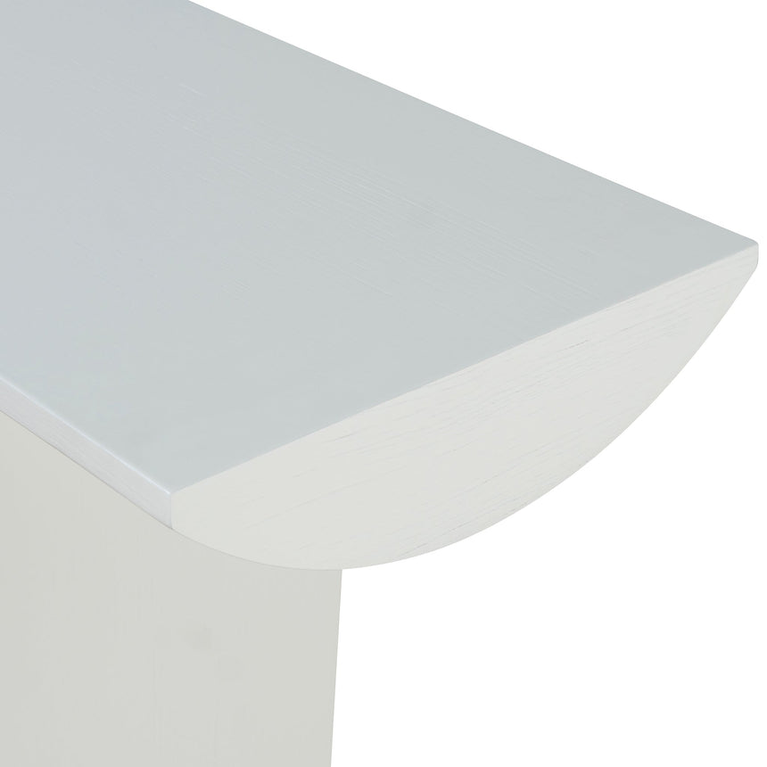 1.6m Console Table - White Oak - View 11