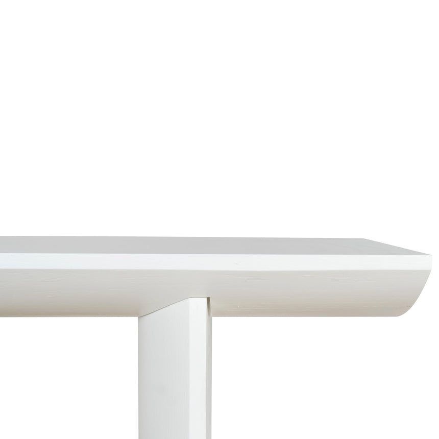 1.6m Console Table - White Oak - View 5