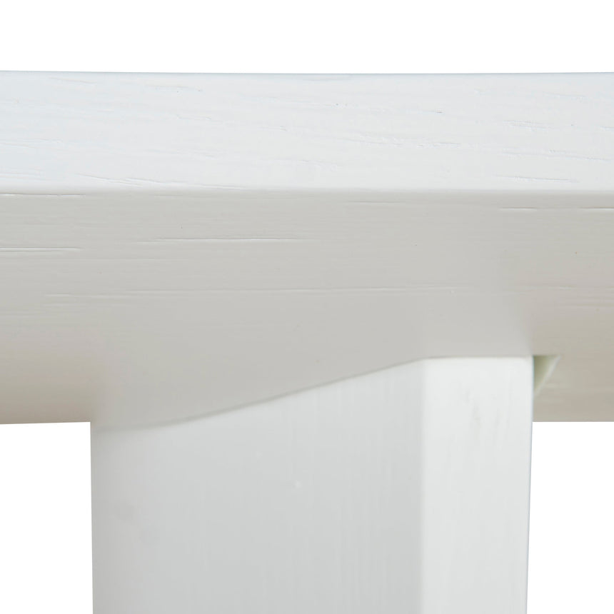1.6m Console Table - White Oak - View 7