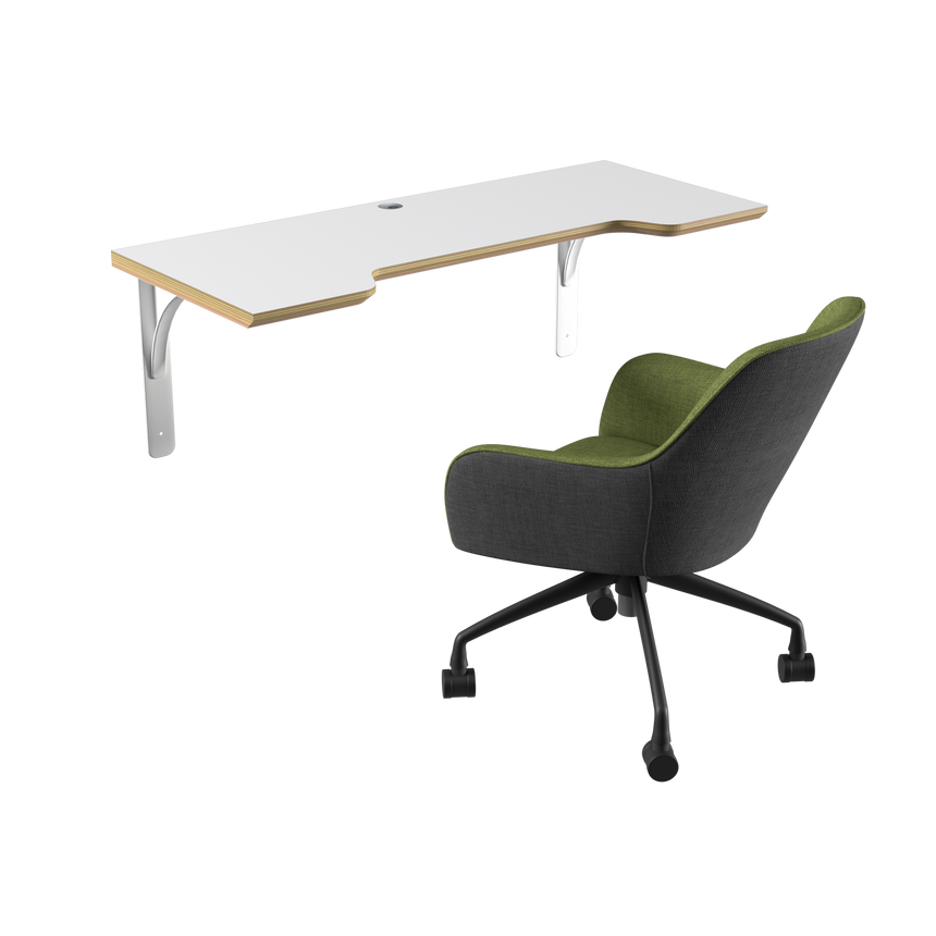 Silent Booth Medium Black by Humble Office - View 2