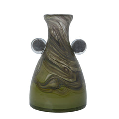 Double-Beaded Vase Style B | Natural | Myka Home
