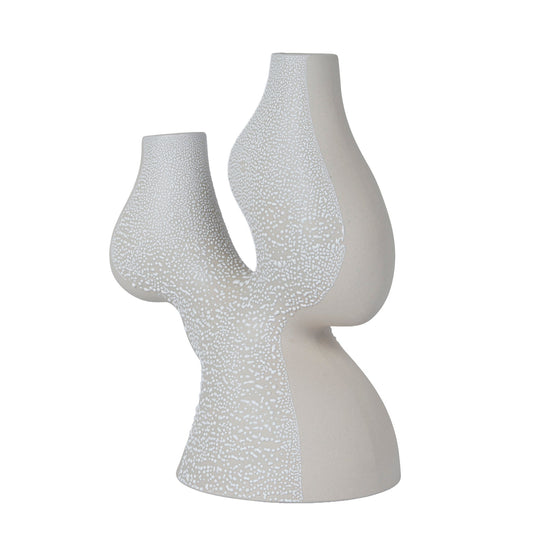 Bead-Dot Double Head Vase Style C | Myka Home