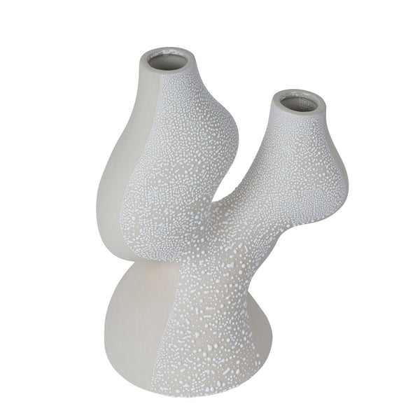 Bead-Dot Double Head Vase Style C | Myka Home