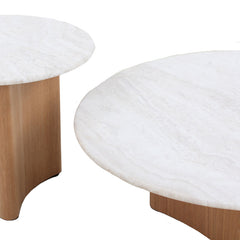CCF8809-DW Nested Travertine Coffee Table - Natural
