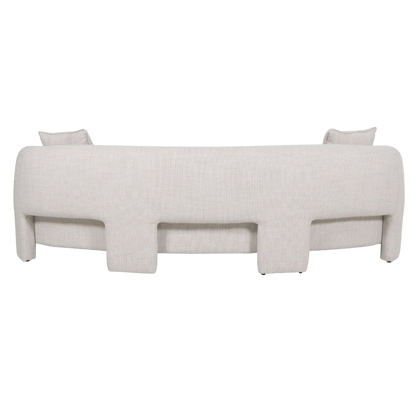 3 Seater Sofa - Beige Linen - View 3
