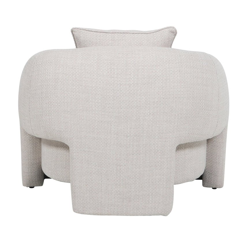 Armchair - Beige Linen - View 5