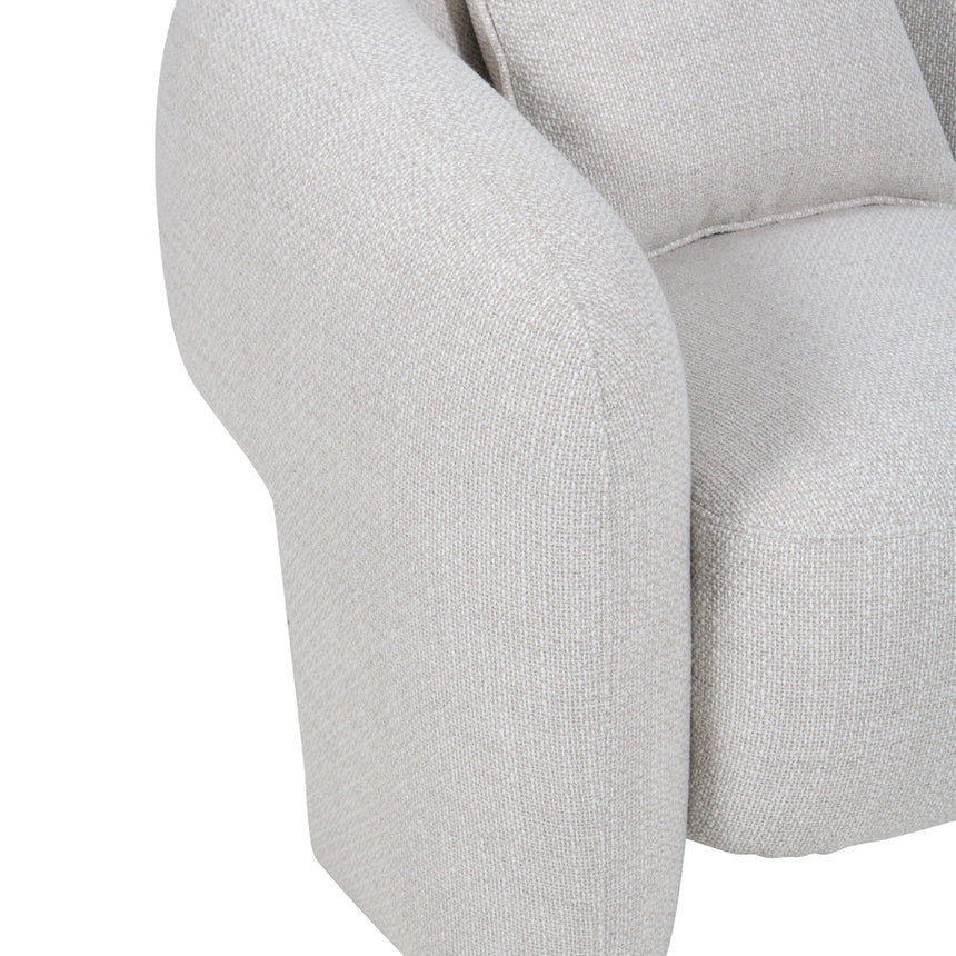 Armchair - Beige Linen - View 6