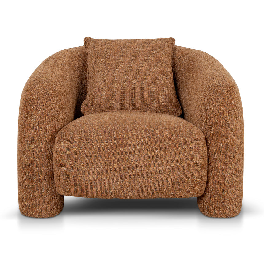 Armchair - Coral Orange - View 2