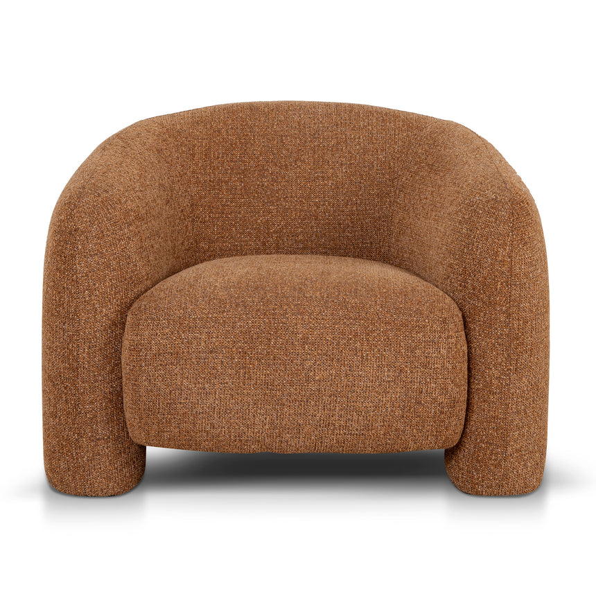 Armchair - Coral Orange - View 3