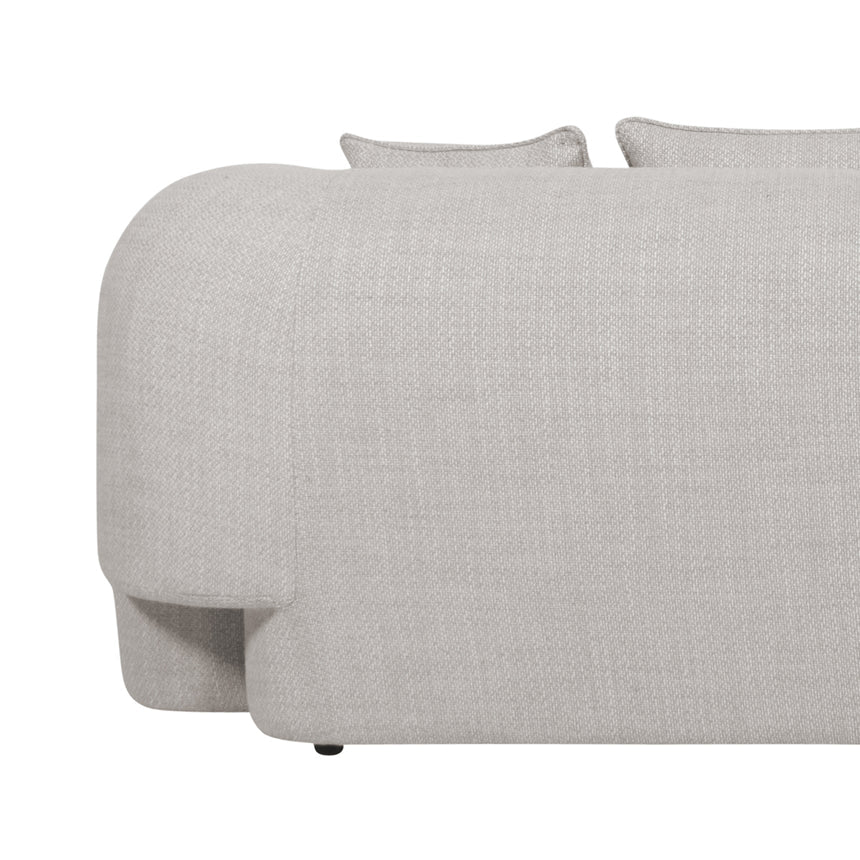 3 Seater Sofa - Beige Linen - View 5