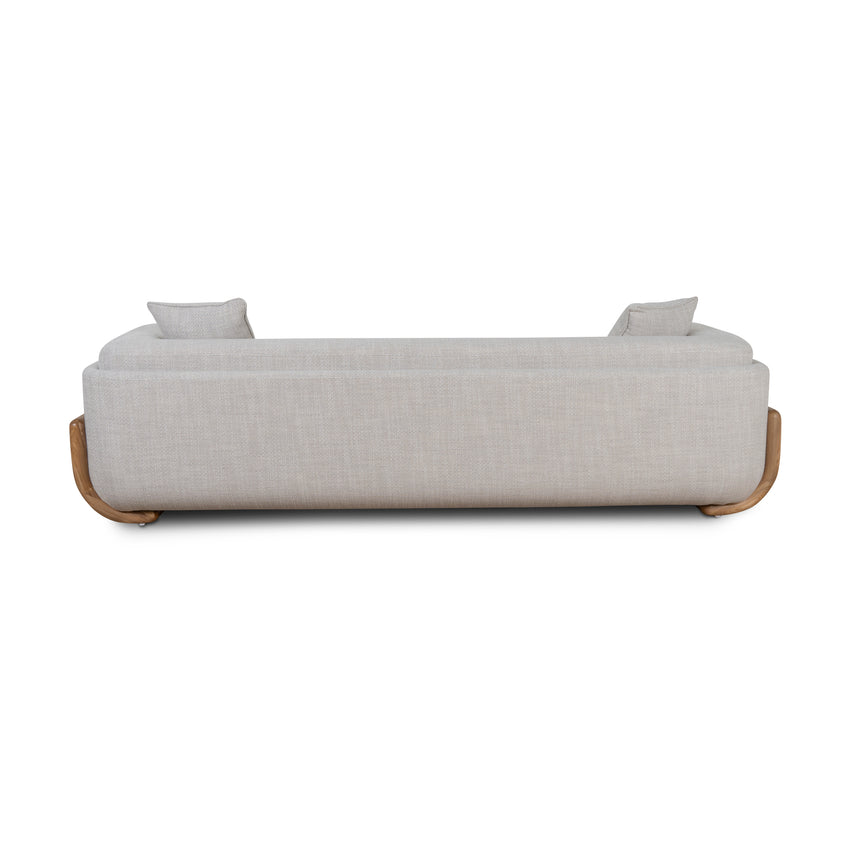 3 Seater Sofa - Beige Linen - View 3