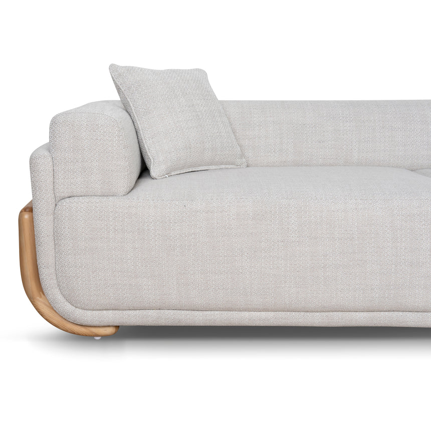 3 Seater Sofa - Beige Linen - View 6