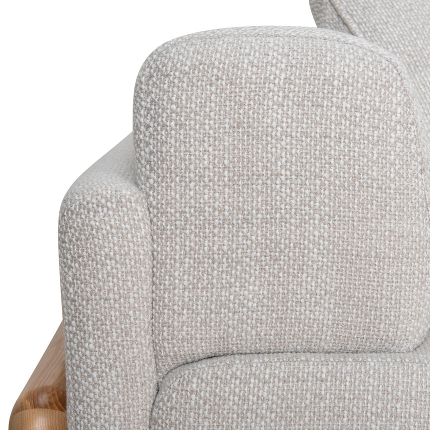 3 Seater Sofa - Beige Linen - View 8