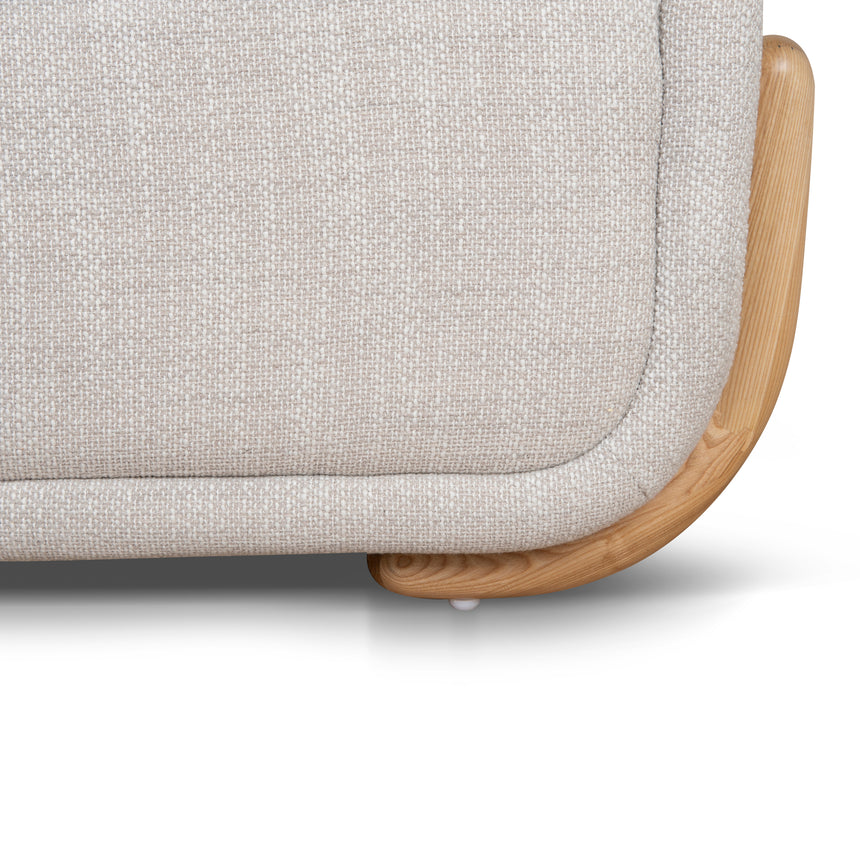 3 Seater Sofa - Beige Linen - View 9