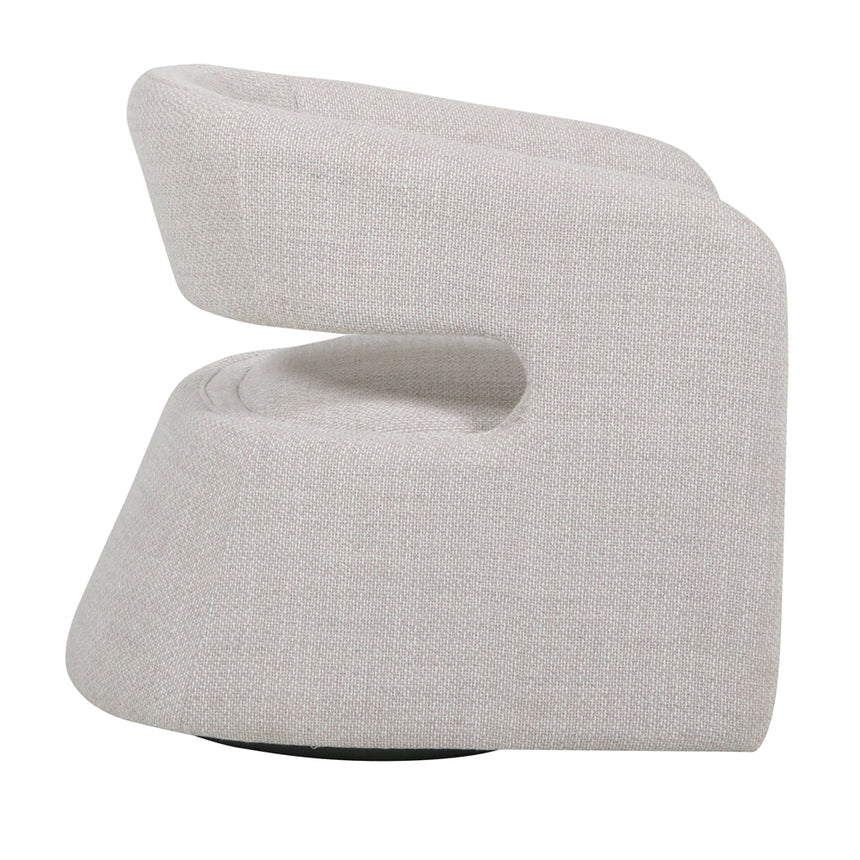 Armchair - Beige Linen - View 3