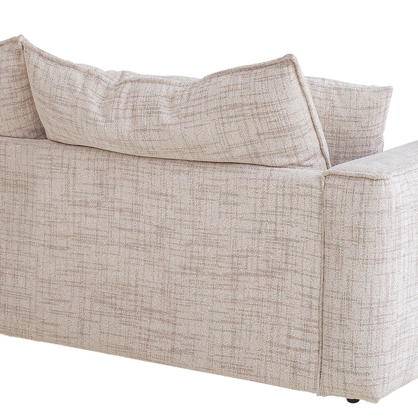 2 Seater Fabric Sofa - Cream - View 8