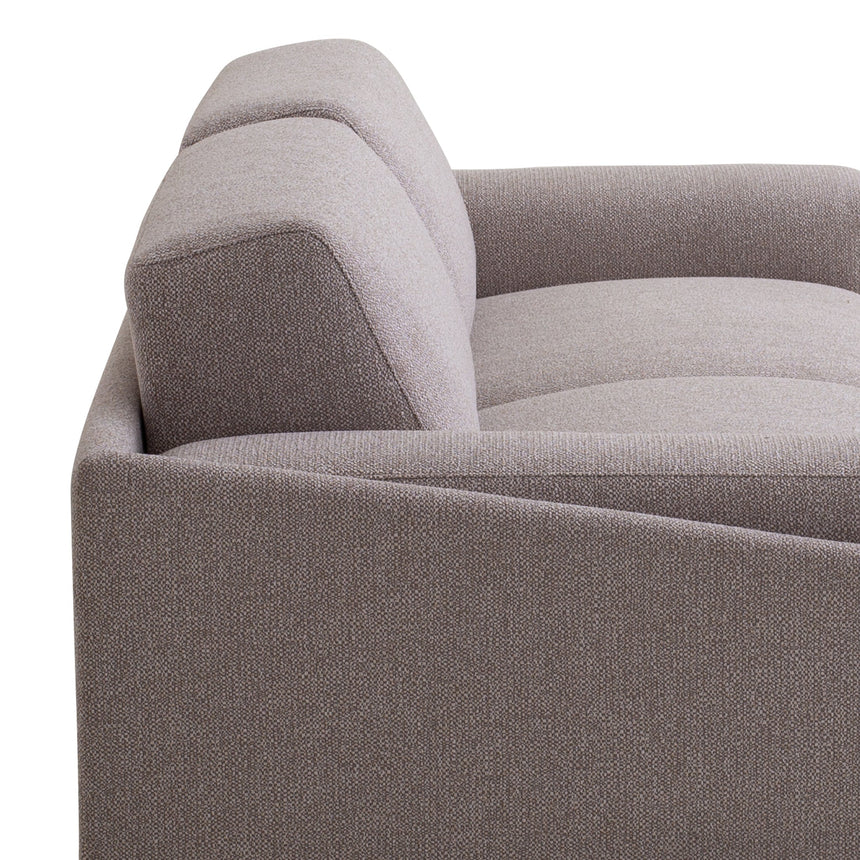 3 Seater Fabric Sofa - Dusty Grey - View 7