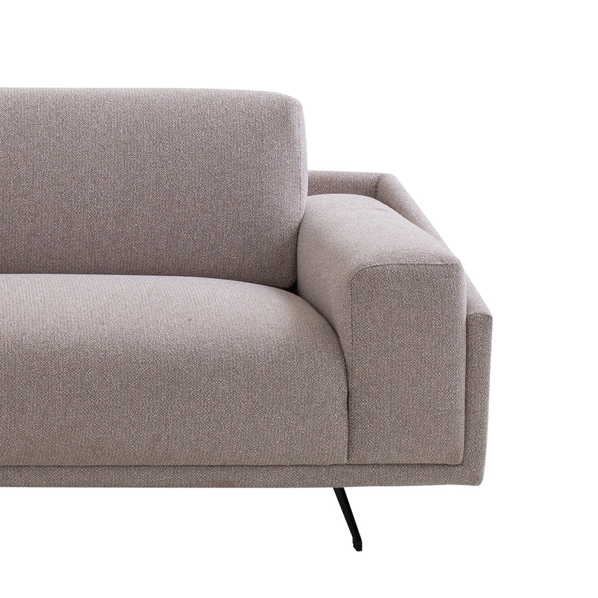3 Seater Fabric Sofa - Dusty Grey - View 6