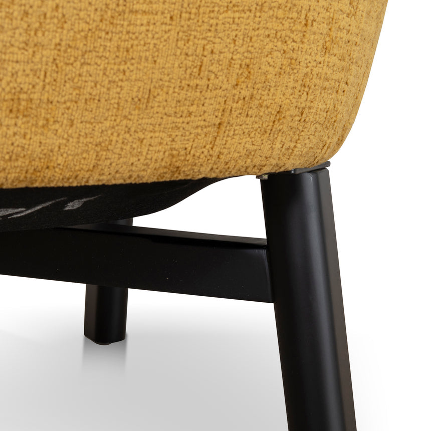 Fabric Armchair - Ochre - View 6
