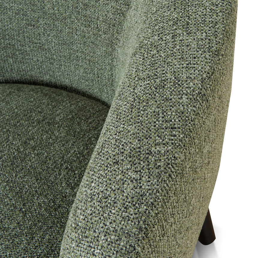 Fabric Armchair - Coral Dark Green - View 12