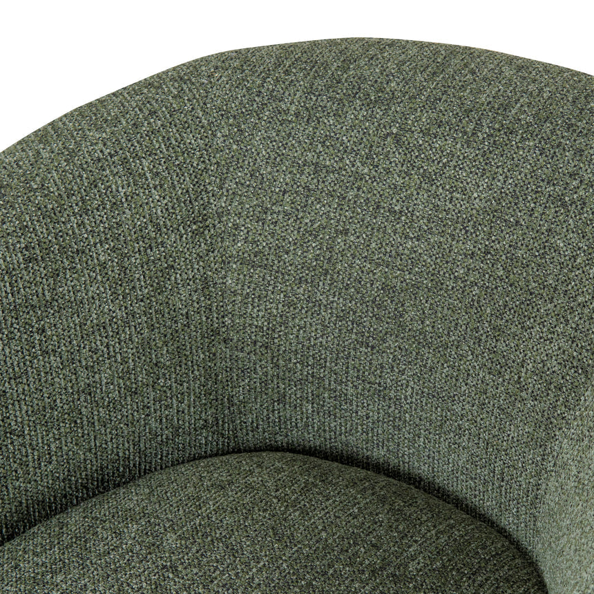 Fabric Armchair - Coral Dark Green - View 15