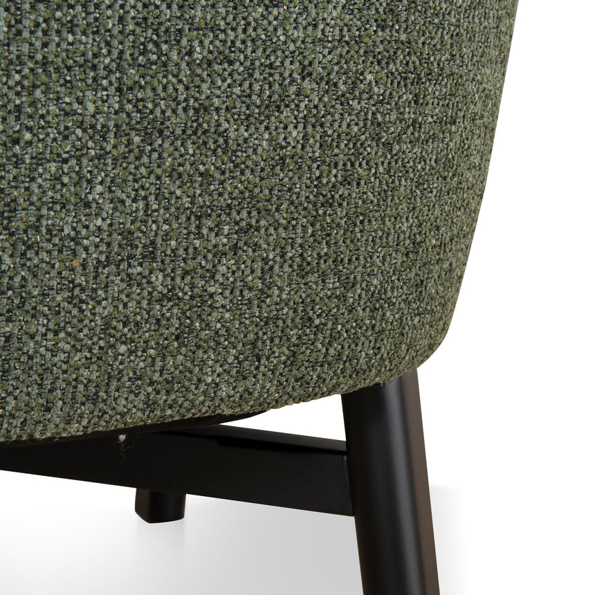 Fabric Armchair - Coral Dark Green - View 6