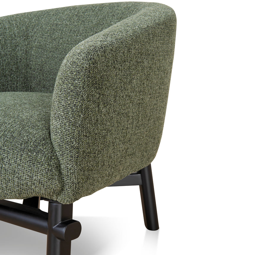 Fabric Armchair - Coral Dark Green - View 7