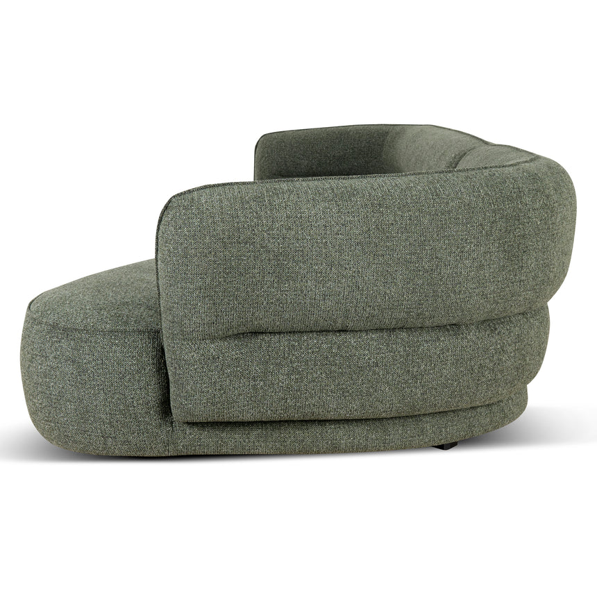 Right Chaise Sofa - Coral Dark Green - View 7