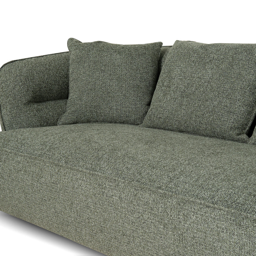 Right Chaise Sofa - Coral Dark Green - View 13