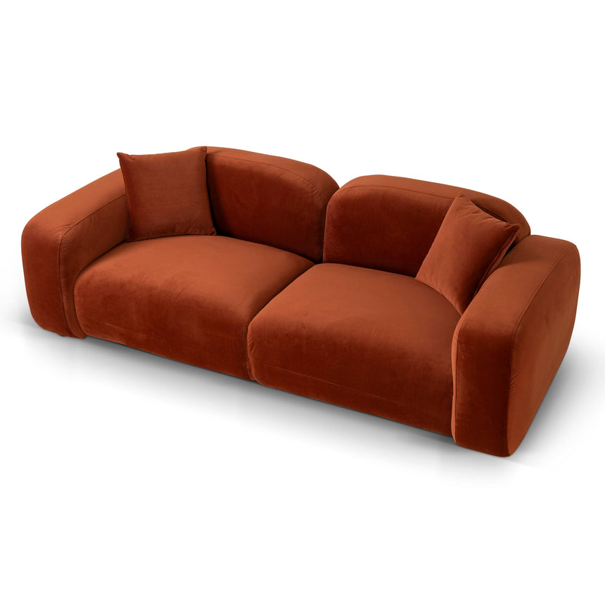 3 Seater Sofa - Umber Orange - View 4