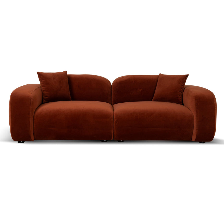 3 Seater Sofa - Umber Orange - View 3
