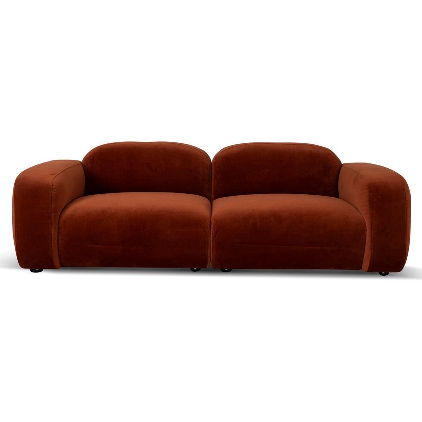 3 Seater Sofa - Umber Orange - View 2
