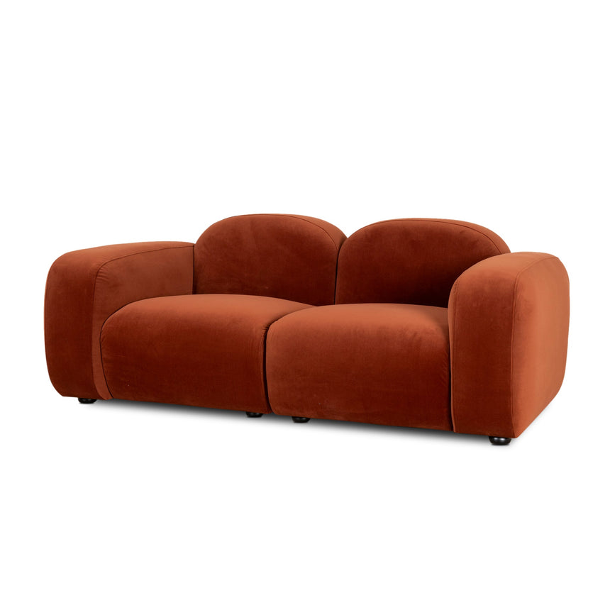 2 Seater Sofa - Umber Orange - View 2