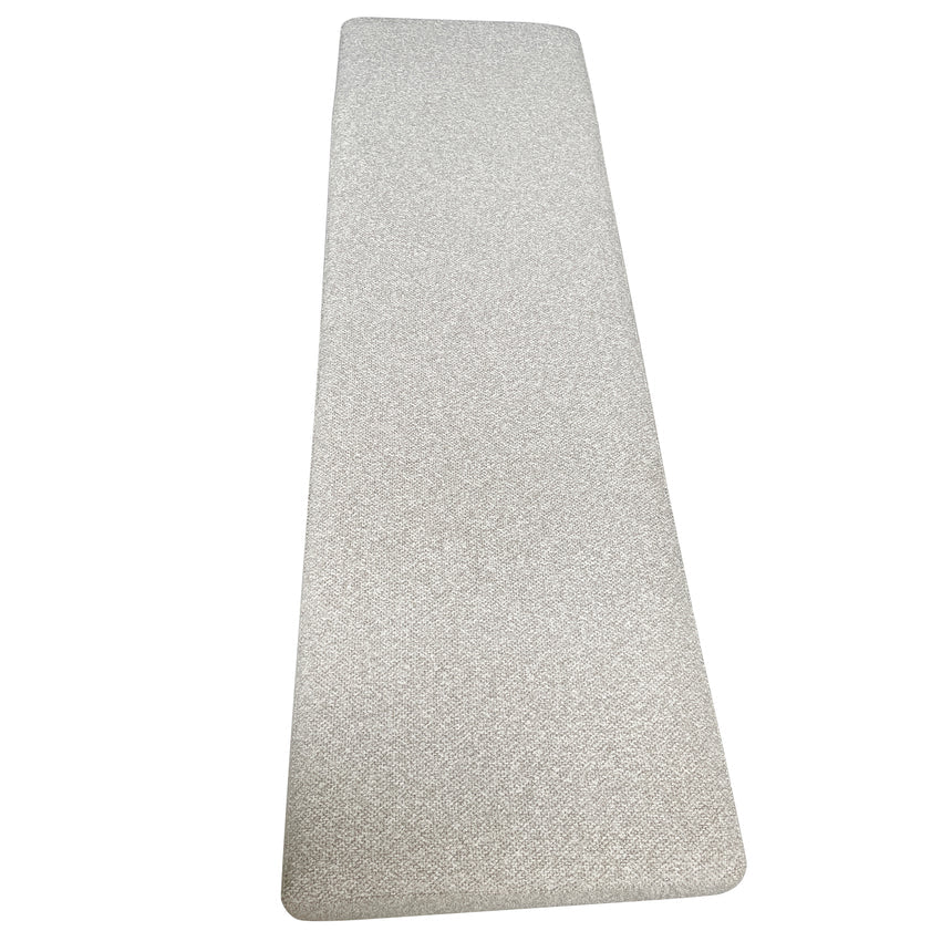 1.5m Brushed Gold Ottoman - Clay Grey - View 11
