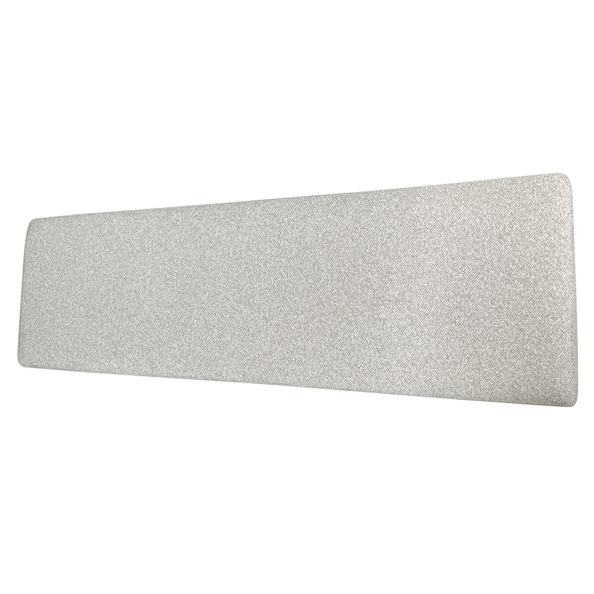 1.5m Brushed Gold Ottoman - Clay Grey - View 10