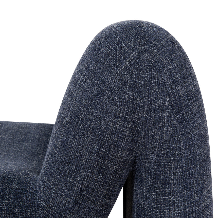 Fabric Lounge Chair - Moss Navy - View 11