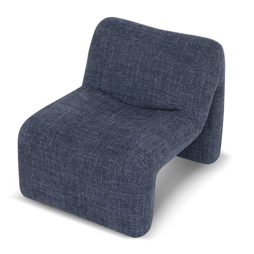 Fabric Lounge Chair - Moss Navy - View 6