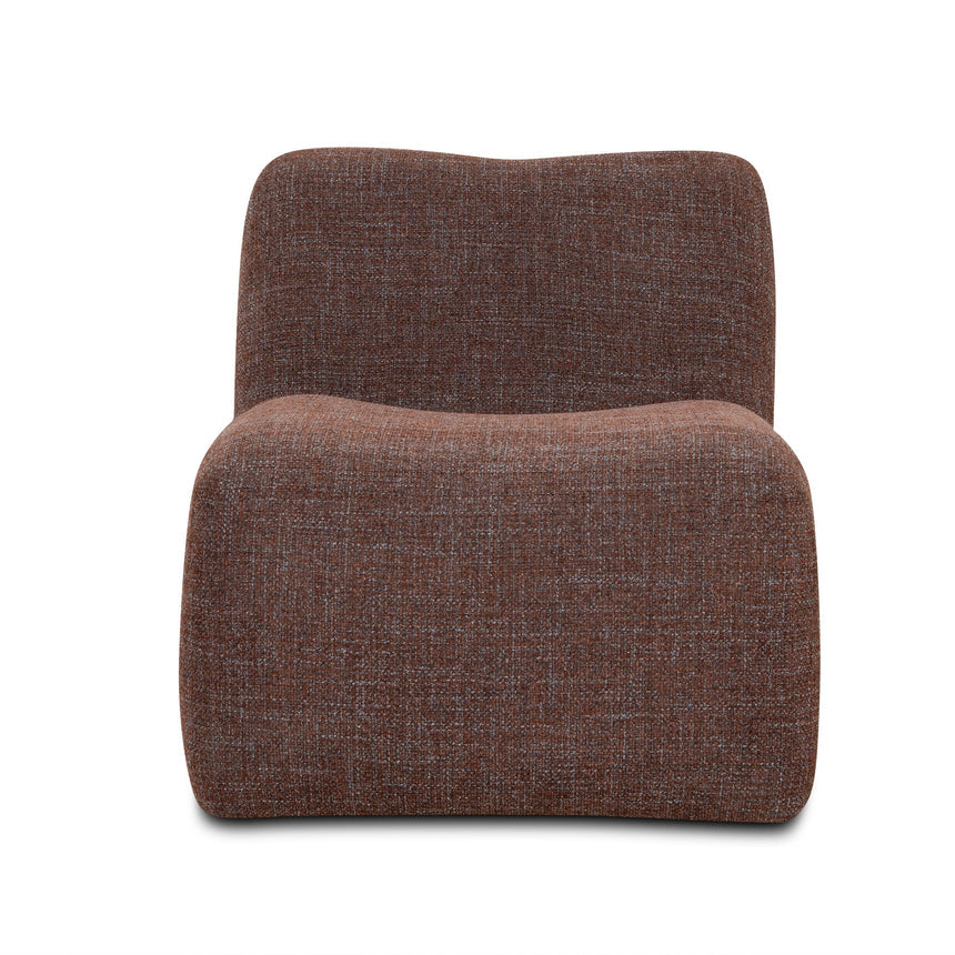 Fabric Lounge Chair - Moss Brown - View 2