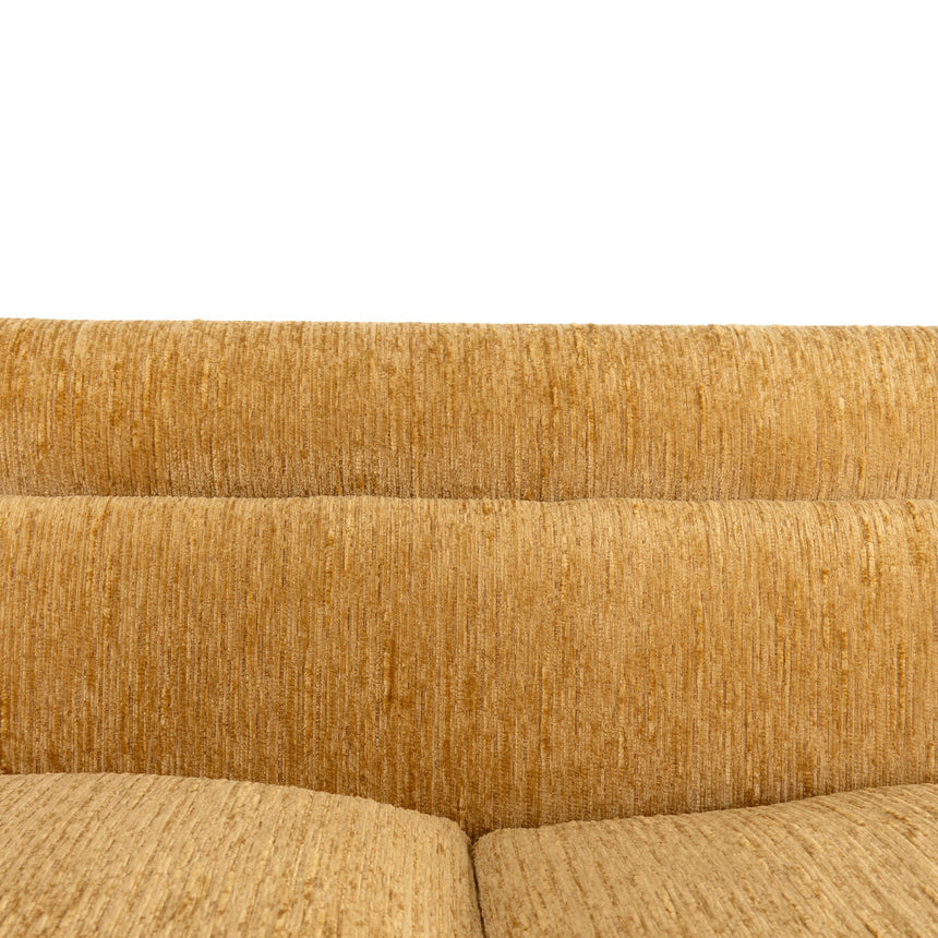 3 Seater Fabric Sofa - Yellow Sand - View 12