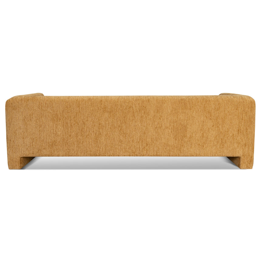 3 Seater Fabric Sofa - Yellow Sand - View 4