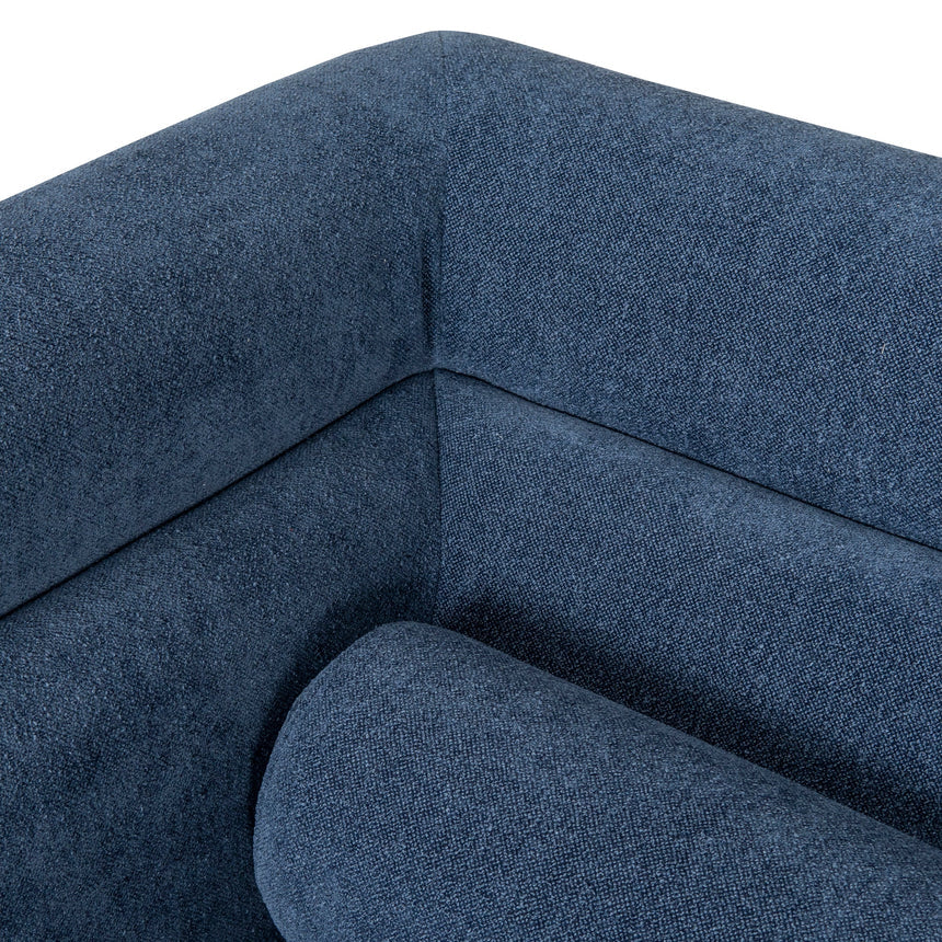 Fabric Armchair - Navy Blue - View 11