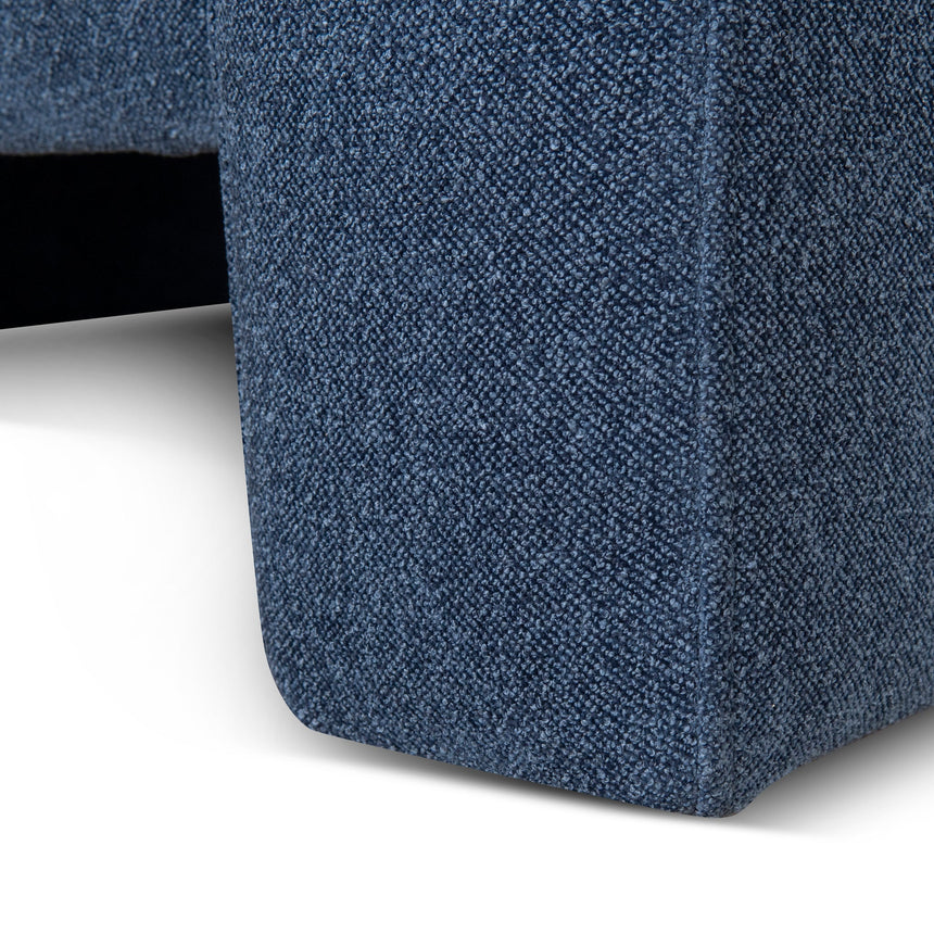 Fabric Armchair - Navy Blue - View 13