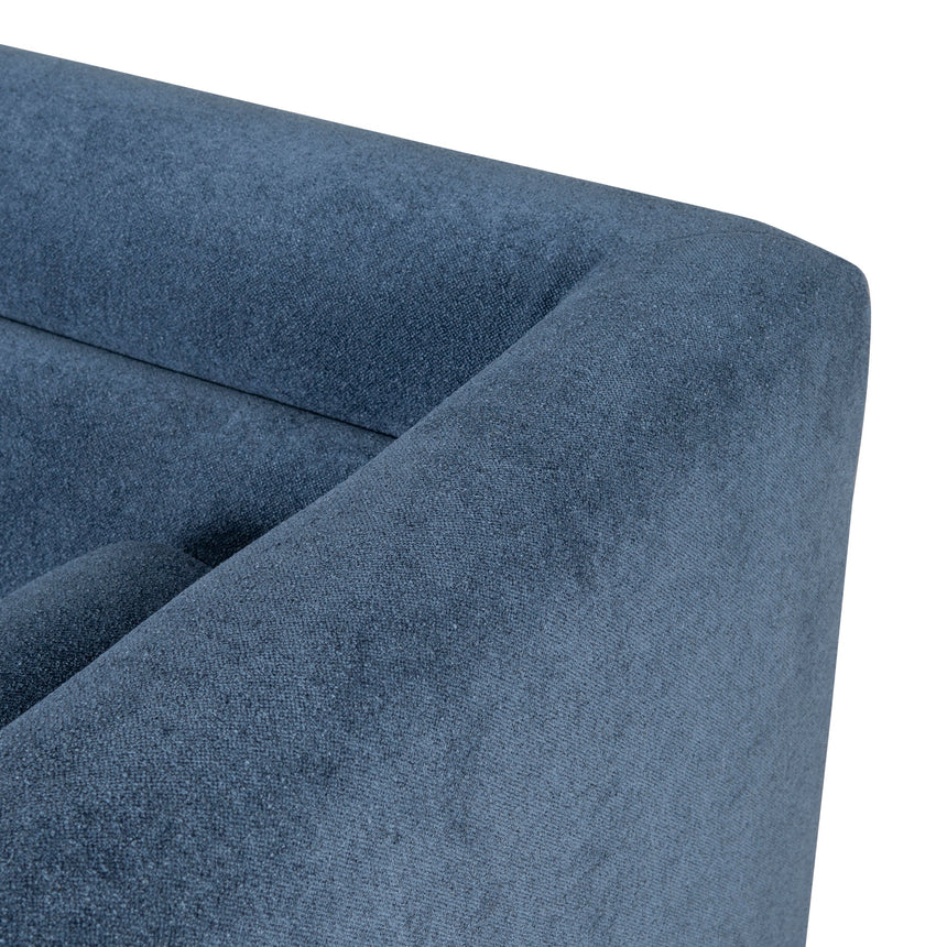 3 Seater Fabric Sofa - Navy Blue - View 14