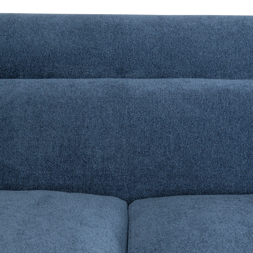 3 Seater Fabric Sofa - Navy Blue - View 15