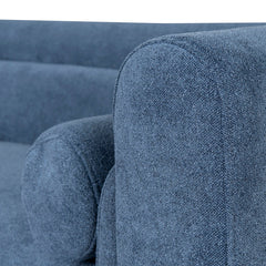 CLC10111-KSO 3 Seater Fabric Sofa - Navy Blue