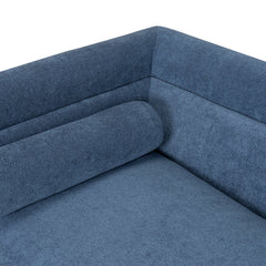 CLC10111-KSO 3 Seater Fabric Sofa - Navy Blue