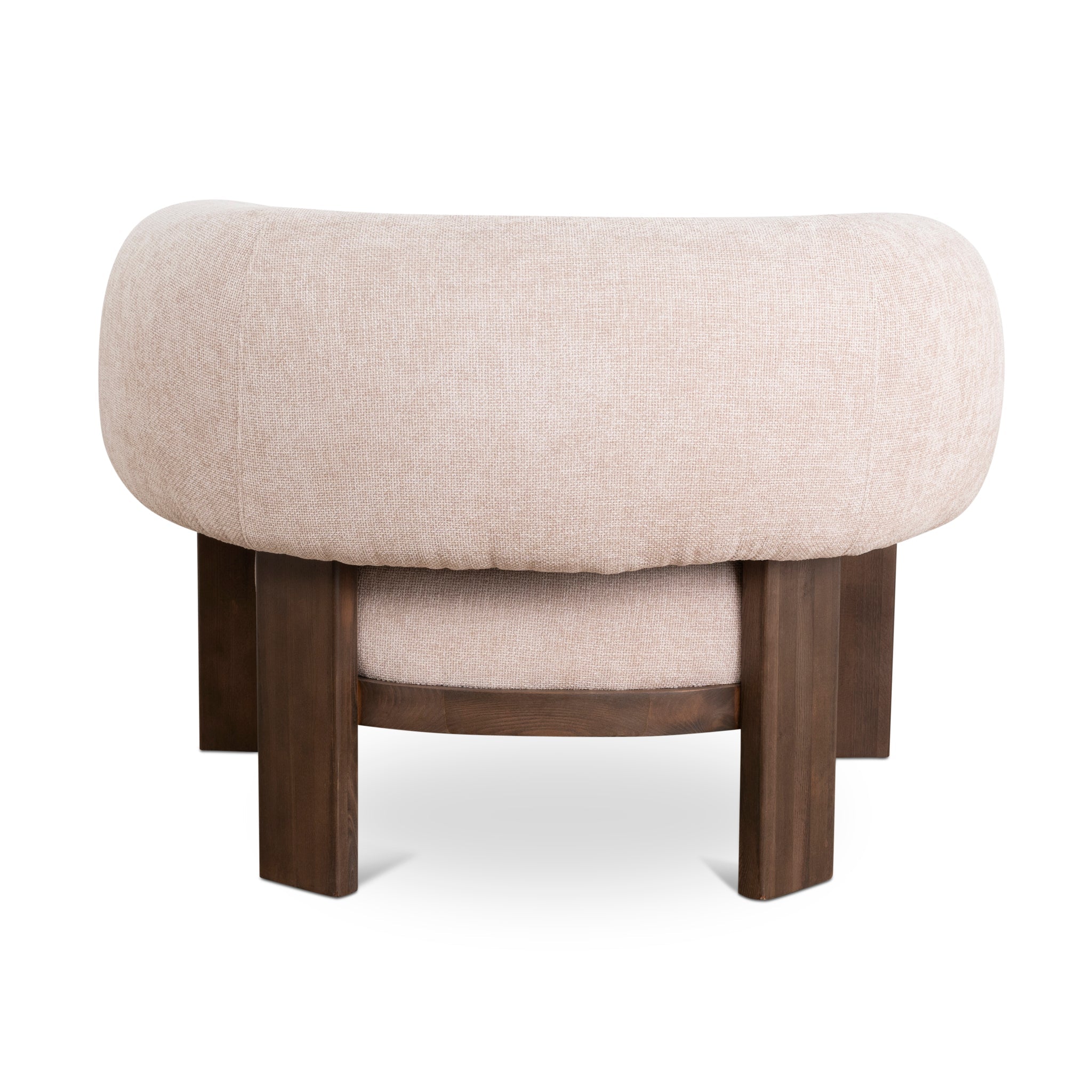 Walnut Armchair | Nicki Blush | Myka Home